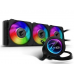 AORUS LIQUID COOLER 360, with Circular LCD Display, Triple 120mm ARGB Fans